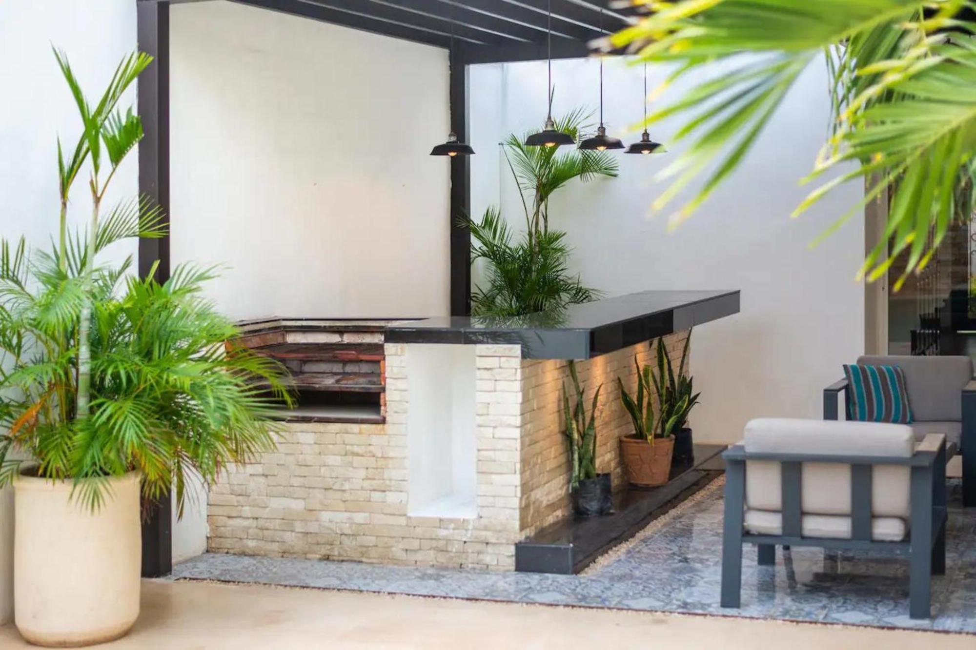 Villa Moderna Con Alberca, Gimnasio Y Cochera Mérida Buitenkant foto